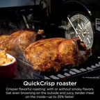 Ninja FlexFlame Grill and Smoker Electric Propane Grill Roaster BBQ Grill 5-in-1 Cooking System