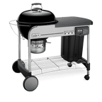 Weber Performer Deluxe 22    Black Charcoal Grill with Gas Ignition and Gourmet BBQ System