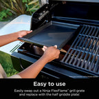 Ninja FlexFlame Grill and Smoker Electric Propane Grill Roaster BBQ Grill 5-in-1 Cooking System