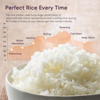 COSORI Rice Cooker 10 Cup 24h Keep Warm 18 Functions Fuzzy Logic Rice Maker