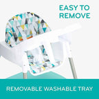 4-in-1 Eat   Grow Convertible High Chair,Polyester