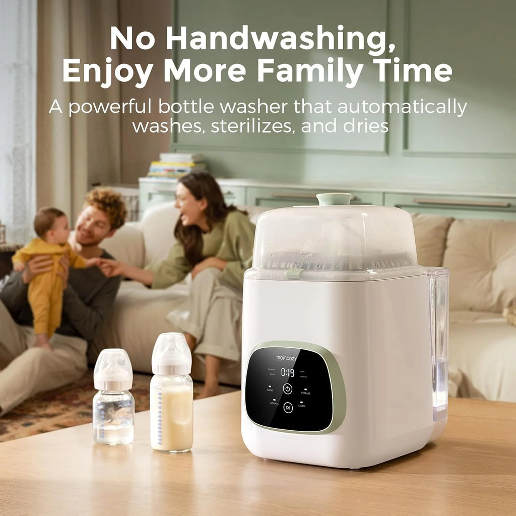 Momcozy KleanPal Pro Baby Bottle Washer, Sterilizer & Dryer - All-in-One Cleaning Machine for Bottles, Pump Parts & Baby Essentials