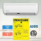 12000 BTU Mini Split Air Conditioner Heat Pump System, Wifi Enabled 20 SEER2 115V Inverter Ductless AC Cool Up to 750 Sq. Ft, Compatible with Alexa, Complete Installation Kit, White