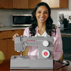 SINGER Heavy Duty 4423 High Speed Sewing Machine with Accessory Kit | Strong Motor With Enhanced Piercing Power, 97 Stitch Applications, Full Metal frame, 1-step Buttonhole & LED Light