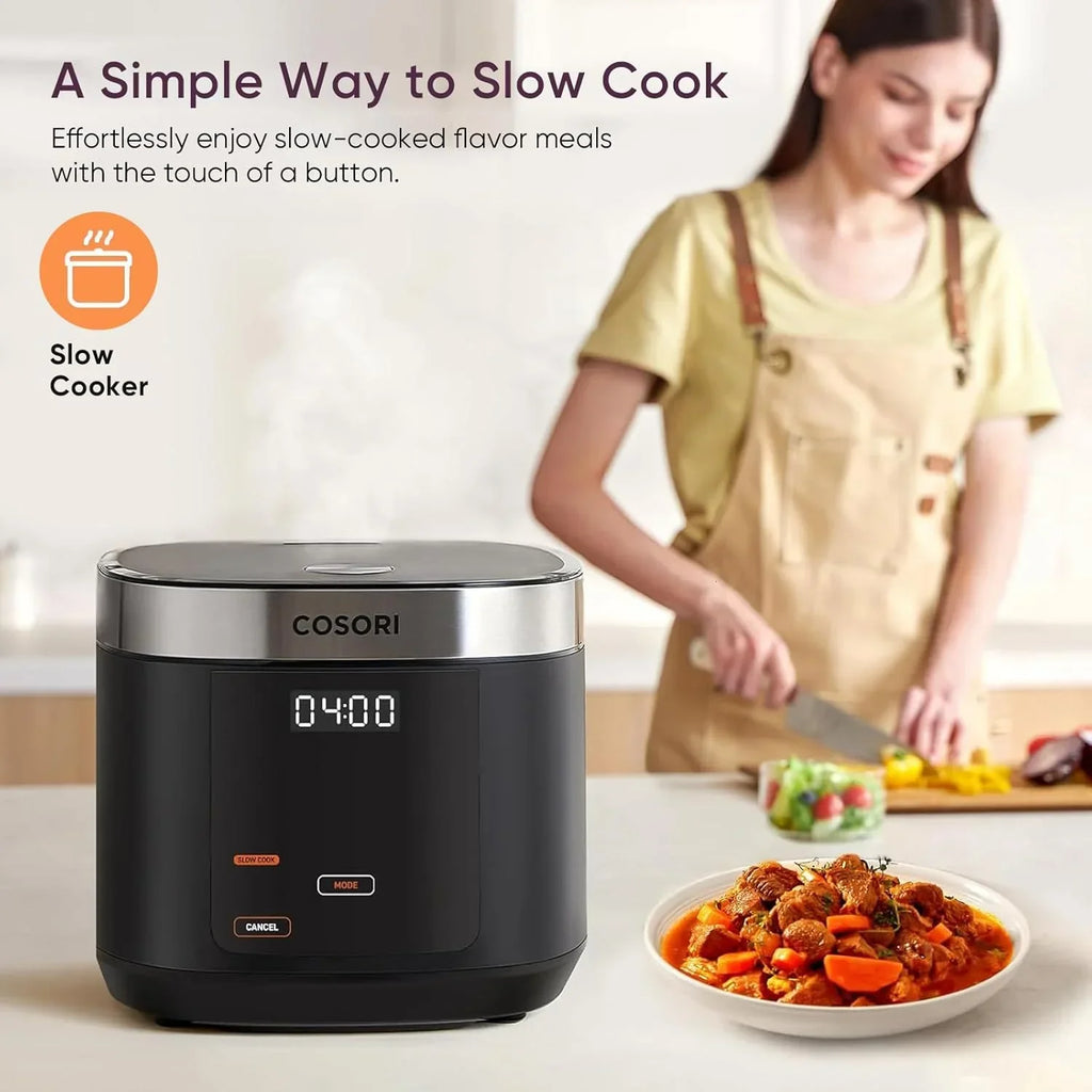 COSORI Rice Cooker 10 Cup 24h Keep Warm 18 Functions Fuzzy Logic Rice Maker
