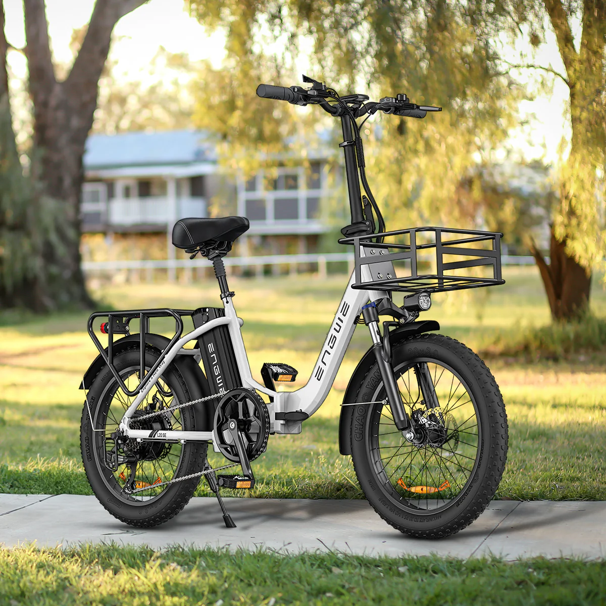 Engwe L20 SE 250W 20" Foldable Electric Bike Trekking E-bike 15.6 Ah Battery E-folding Bike [Pre-Order]