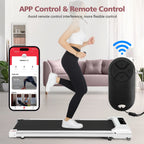 Walking Pad Treadmill&Under Desk Treadmill for Home&Office, Speed Range 0.5~3.8mph, 300 lbs Weight Capacity