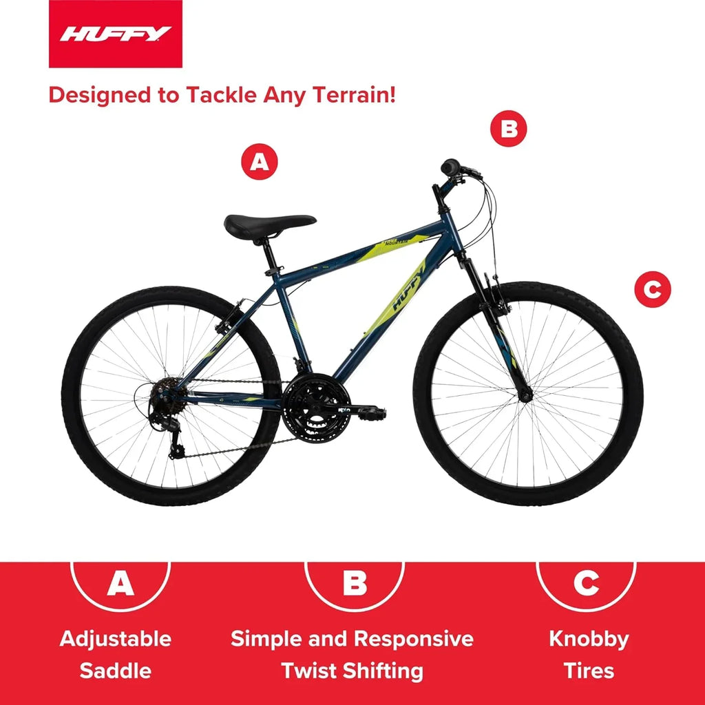Huffy Stone Mountain Hardtail Mountain Bike for Boys/Girls/Men/Women 20"/24"/26" Sizes