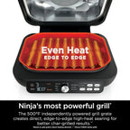 Ninja Foodi Smart XL 6-in-1 Indoor Grill with Air Fry Bake Roast Broil and Dehydrate