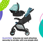 Cosco Kids Lift & Stroll DX Travel System, Gray Arrows, Toddler, Unisex