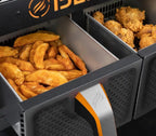 Clearance Sale Blackstone 2-Burner 28" Griddle with Electric Air Fryer and Hood