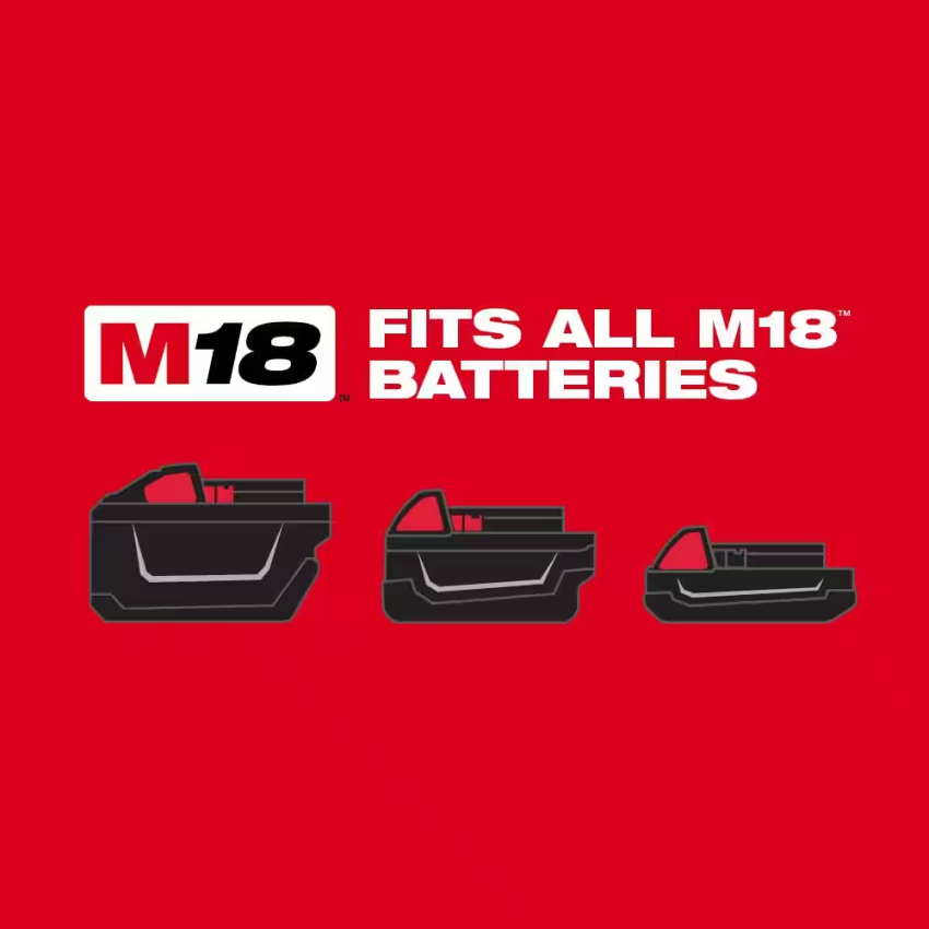 M18 18V Lithium-Ion Cordless Combo Tool Kit (7-Tool) with Two 3.0 Ah Batteries, Charger and Tool Bag