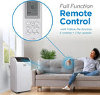 BLACK+DECKER 8,000 BTU Portable Air Conditioner for Rooms up to 350 Sq