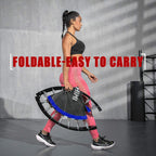 Kanchimi 40" 48" Folding Mini Fitness Indoor Exercise Workout Rebounder Trampoline