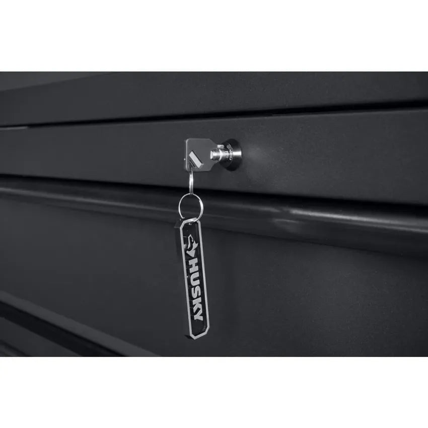 80 in. W 10-Drawer, Deep Combination Tool Chest and Rolling Cabinet Set in Matte Black (3-Piece)
