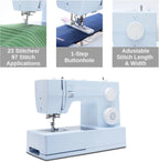 SINGER Heavy Duty 4423 High Speed Sewing Machine with Accessory Kit | Strong Motor With Enhanced Piercing Power, 97 Stitch Applications, Full Metal frame, 1-step Buttonhole & LED Light
