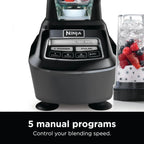 Ninja Mega Kitchen System 1500 Watt 72 Ounce Full Size Blender and 8 Cup Food Processor