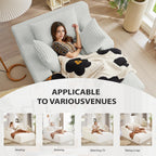 50-inch indoor recliner, oversized corduroy upholstered boneless sofa bed, deep sleeper sofa reading chair, cloud sofa, living room sofa