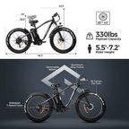 ??Clearance Sale???Outdoor electric bike with 48V / 15Ah lithium battery?