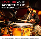 Alison Strata Prime Electronic Drum Set with Touch Screen Dual Area Grid Head