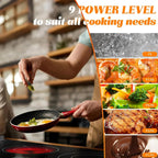 Karinear 30 Inch Electric Cooktop 4 Burners Built-in Ceramic Cooktop Radiant Electric Stove Top