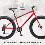 Mongoose Dolomite Fat Tire Mens Mountain Bike