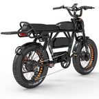Lankeleisi X-Black Knight 1000W*2 Dual Motor 20" Fat Bike Fully E-Mountainbike 45Ah