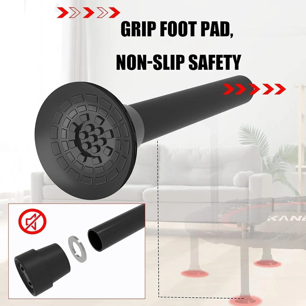 Kanchimi 40" 48" Folding Mini Fitness Indoor Exercise Workout Rebounder Trampoline