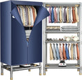 High-Capacity 2300W Portable Clothes Dryer with Steel Frame for Home & RV Use