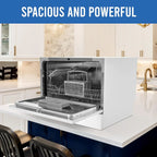 Farberware Compact 6-Station Dishwasher Portable Mini Countertop Dishwasher