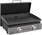 Blackstone 1666 22?? Tabletop Griddle with Stainless Steel Faceplate, Powder Coated Steel, Black