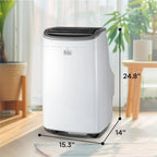 BLACK+DECKER 10,000 BTU Portable Air Conditioner for Rooms up to 450 Sq with Remote Control