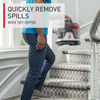 Hoover CleanSlate Plus Portable Carpet & Upholstery Spot Cleaner with Powerful Suction and Multiple Tools