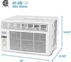 BLACK+DECKER Window Air Conditioner 5000 BTU Cools Up to 150 Square Feet AC Mechanical Controls