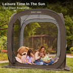 EAST OAK Screen House Tent Pop-Up Portable Screen Room Canopy Instant Screen Tent 10 x 10 FT