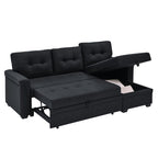 Gunnar 86&prime;&prime; Wide Reversible Sleeper Sofa &amp; Chaise