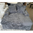 Winter Sale - Nestle Chaise Lounge With Dual Cupholders And Charging Ports