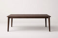 Wood Rectangular Dining Table Solid Wood Dark Brown 150cm x 90cm x 75cm