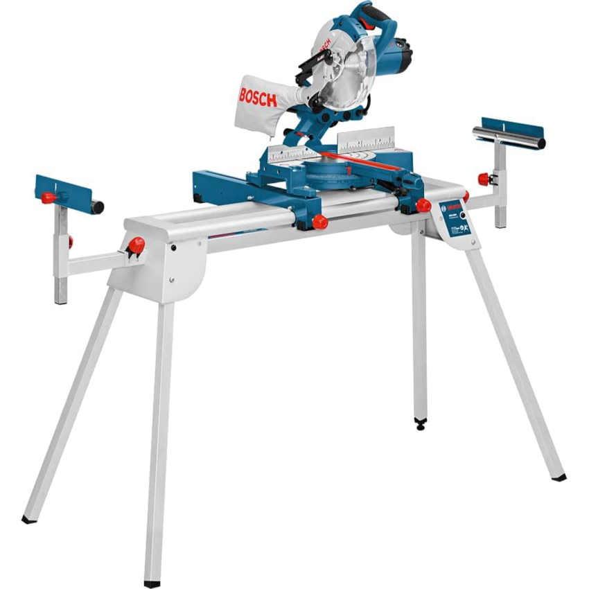 Bosch Professional GT GCM 8 SJL + GTA 2600 Scie &agrave; Onglet radiale ch&acirc;ssis Professional, Bleu