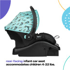 Cosco Kids Lift & Stroll DX Travel System, Gray Arrows, Toddler, Unisex