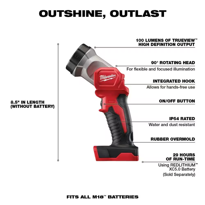 M18 18V Lithium-Ion Cordless Combo Tool Kit (7-Tool) with Two 3.0 Ah Batteries, Charger and Tool Bag