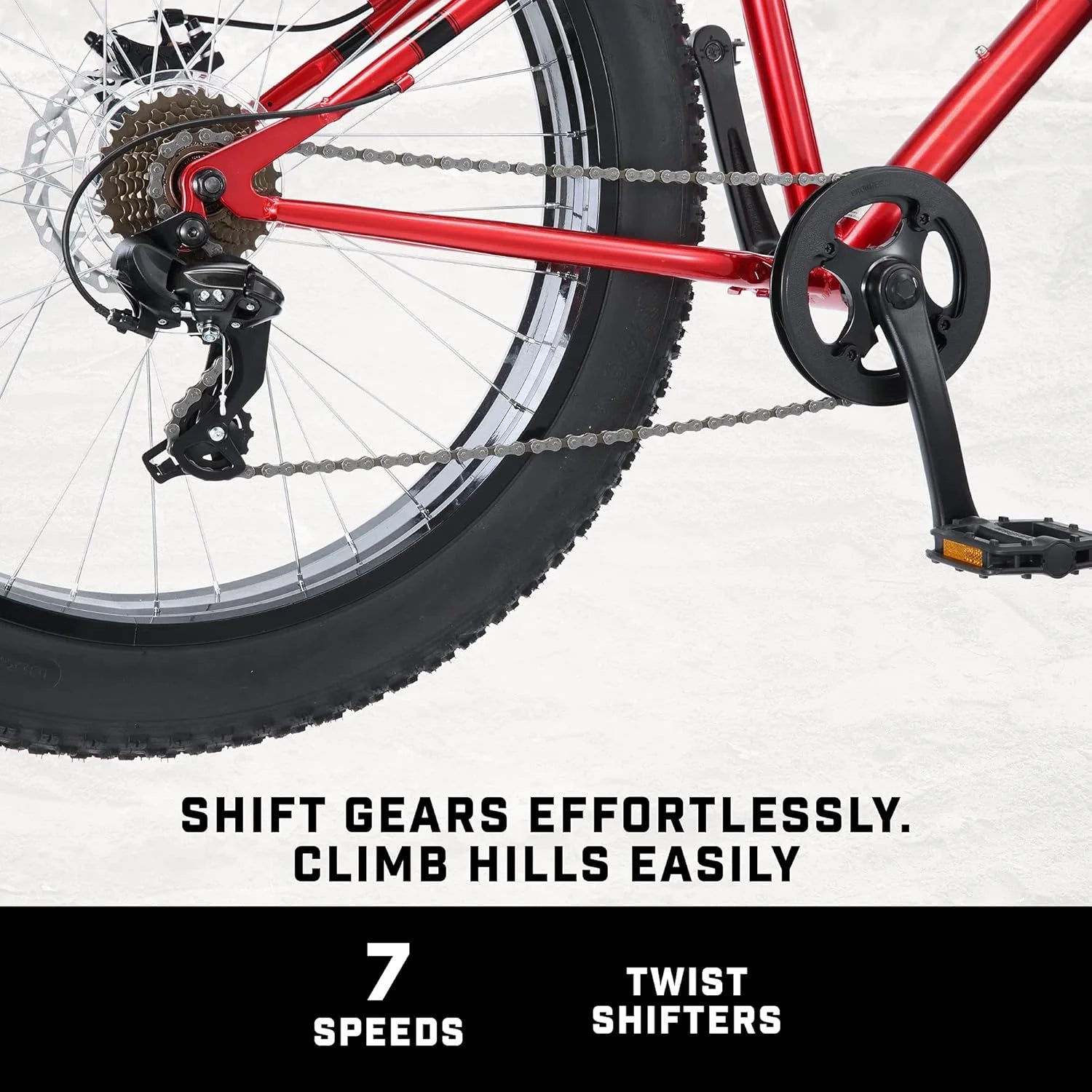 Mongoose Dolomite Fat Tire Mens Mountain Bike