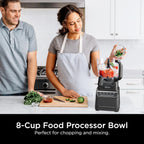 Ninja Mega Kitchen System, 1500-Watt, 72-Ounce Full-Size Blender and 8-Cup Food Processor with (2) 16-Ounce To-Go Cups