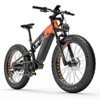 Lankeleisi RV800 Plus 750W Bafang Motor 26" Fat Bike Fully E-Mountainbike 20Ah