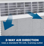 GE Window Air Conditioner Unit 6,000 BTU for Small Rooms up to 250 sq ft. with Adjustable Fan