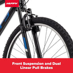 Huffy Stone Mountain Hardtail Mountain Bike for Boys/Girls/Men/Women 20"/24"/26" Sizes