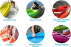 The Wave 6' Youth Kayak with Paddle. Designed for Stability and Safety, It's The Perfect Choice for Young Paddlers Ready to Conquer The Water