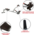 Sunny Health & Fitness Compact Adjustable Rowing Machine with 12 Levels of Resistance