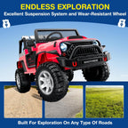 L8 Ride On Car 2 Seater 12V Kids Electric Car Remote Control 4-Wheel Suspension Bluetooth Speaker