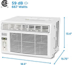 BLACK+DECKER Window Air Conditioner 5000 BTU Cools Up to 150 Square Feet AC Mechanical Controls